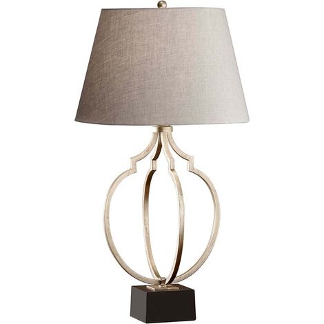 Lampada da tavolo Lampada da scrivania Lampada da comodino Lampada laterale Silver Black
