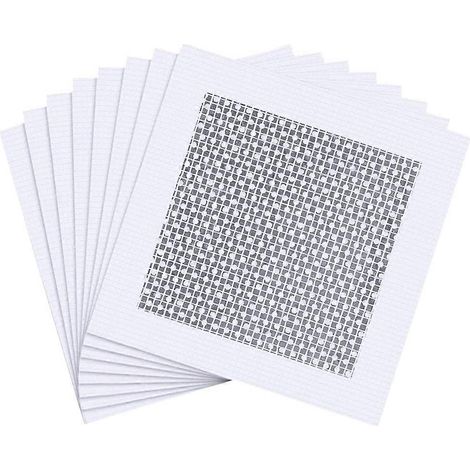 Kit de réparation pour cloisons sèches en fibre de verre, 10 pièces, 2/4/6 pouces, patchs auto-adhésifs en maille, aluminium haute résistance. (1/5)