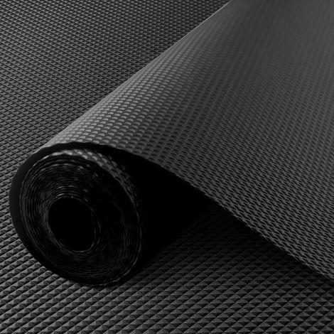 Tiroir imperméable et antidérapant 60 x 600 cm, tapis antidérapant noir (1/5)