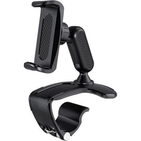 Autotelefonhalterung, verstellbare Handyhalterung für Armaturenbrett und Windschutzscheibe, 360-Grad-Drehung, kompatibel mit Mobiltelefonen von 4,0 bis 7,0 Zoll (1/5)