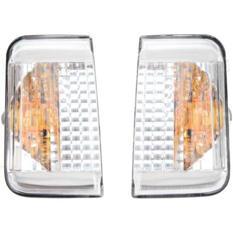 Couvercle de rétroviseur latéral 6325.H0, couvercle d'objectif de lampe indicateur de rétroviseur latéral pour Fiat Ducato 2006 à 2023