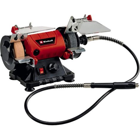 Pack EINHELL - Touret à meuler - TC-XG 75 Kit - 120W - 2 meules 75mm - Grain 400 et grain 120 (1/4)