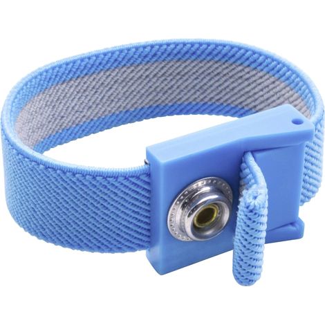 Quadrios Bracelet antistatique (ESD) bleu Pression mâle 10 mm (1/4)