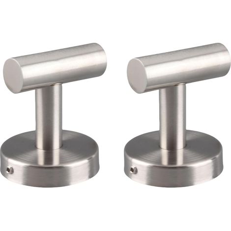 Stainless Steel Bathroom Towel Hooks Round Wall Mounted Robe