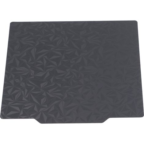 Plate-forme d'imprimante 3D, plaque de construction Flexible PEO lisse texturée PEI, tôle d'acier à ressort Double face 310x310mm (1/5)
