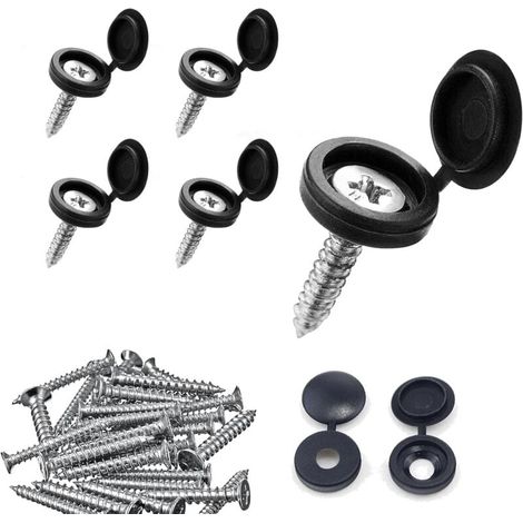 Packung mit 50 Befestigungsnägeln für Profilleisten – 4 x 25 mm – Befestigungsstifte mit Nägeln – Für Bauentwässerung, Hochbeete, Blumentöpfe oder Kellerwände (1/4)