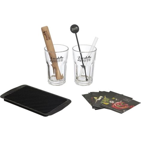 Coffret complet à mojito composé de 12 pièces et ses recettes