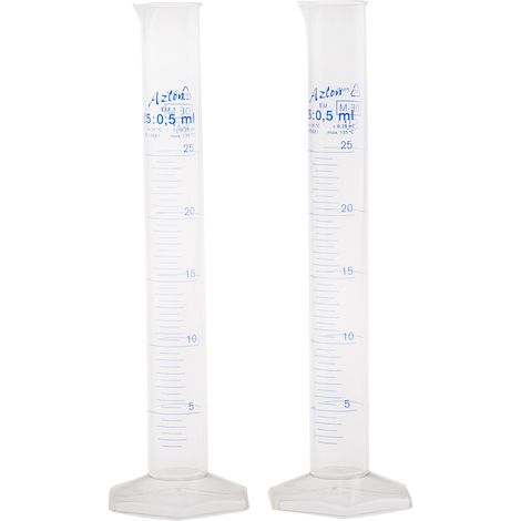 Tube à essai RS PRO, PMP, 25ml ( Prix pour Paquet de 2 )