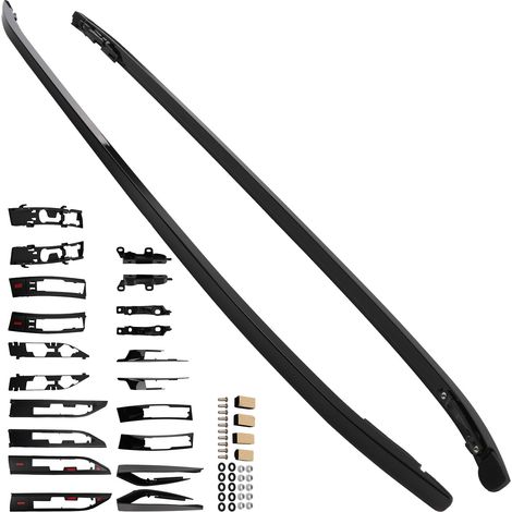 2x Roof Rails for Range Rover Evoque L538 2011 Onwards Black Aluminium (1/5)