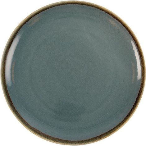 Assiette Plate Ronde Couleur Océan Kiln 280 mm - Lot de 4 - (1/5)