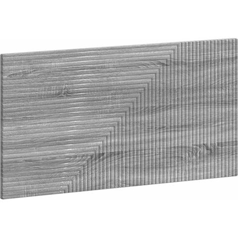 Wall-Mounted Headboard HAARLEM Grey Sonoma Engineered Wood vidaXL (1/5)