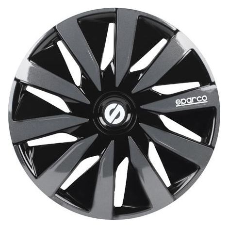 Tapacubos Sparco Lazio Negro/Gris 14 (4 uds)