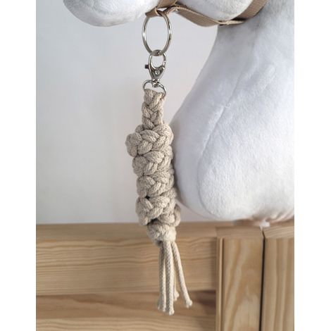 Laisse en corde pour cheval de loisir - Beige (1/2)