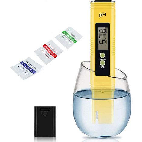 Testeur de qualité de l'eau numérique, plage de test de 0,00 à 14,00 ph, excellent pour boire la maison, la piscine et l'aquarium. Stylo de haute précision (1/5)