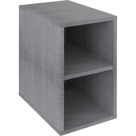 CIRASA étagère inférieure 30x52x46cm, chêne argenté
