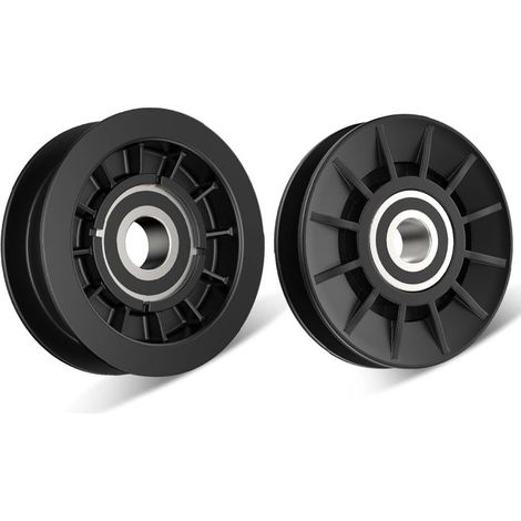 532194327 194327 194327 Poulie tondeuse à gazon pour tracteur à gazon 2 pièces Noir (1/5)