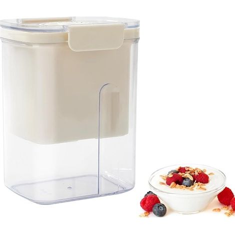 Sieb für Kefir und griechischen Joghurt zur Trennung von Molke, ideal für Joghurt, Sojamilch und Saft (1/5)