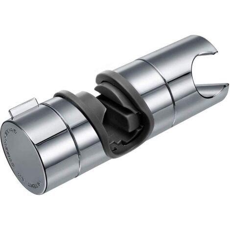 Soporte reemplazable para cabezal de ducha, base para cabezal de ducha, diámetro ajustable de 18 a 25 mm, ABS cromado. (1/3)