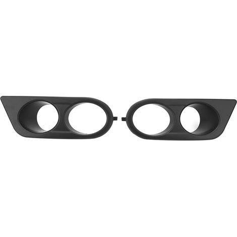 Paire de couvercles de phares antibrouillard pour pare-chocs avant, garniture 51112695256 adaptée pour E46 M3 2001 – 2006-Crezuo