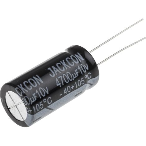 Condensateur RS PRO 4700µF, 10V c.c.