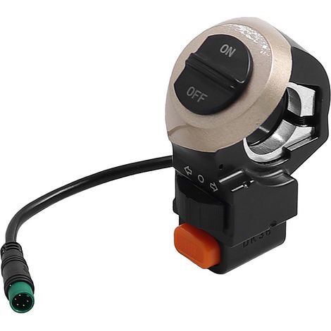 Interrupteur de clignotant et de klaxon étanche à 5 broches pour accessoires de trottinette électrique Kugoo M4 Pro (1/4)