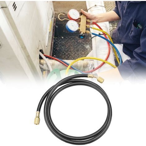 R410 800-4000psi Druck Klimaanlagen-Fluoridschlauch Klimaanlagen-Kältemittel-Einfüllwerkzeug 1/4SAE (1/5)