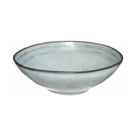 Coupe à fleurs bleue 24 cm