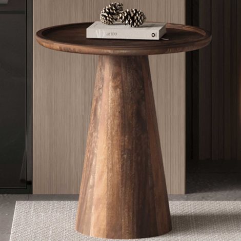 Table d&039appoint Carla Ø45 x 50 cm Bois de manguier (1/5)