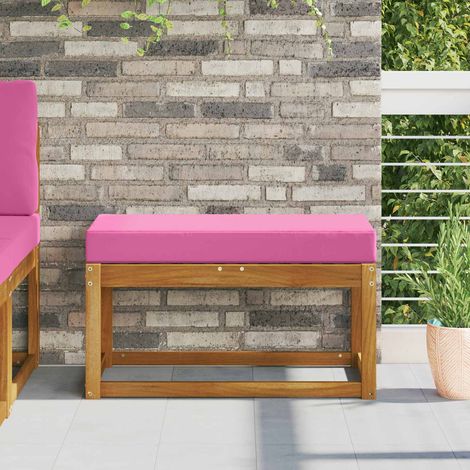 Sitzkissen Rosa 80 x 40 x 8 cm 100 % Polyester