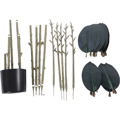 Faux sol en pot réaliste, arbre végétal artificiel, pour la maison, le bureau, le salon, décoration intérieure, 1.8m / 5,9 pieds (1/5)