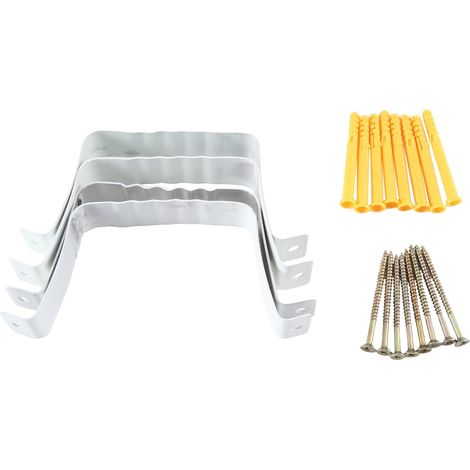 Adaptateur de de GouttièRe Sangle de de GouttièRe 3X4 Sangle de Guidage 3X4 (Paquet de 4) (Blanc) (1/5)