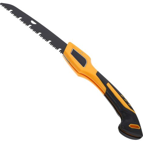 Scie à Main Pliable Pour Extérieur Outil De Jardinage Coupe Facile Blocage Design Ergonomique (1/5)