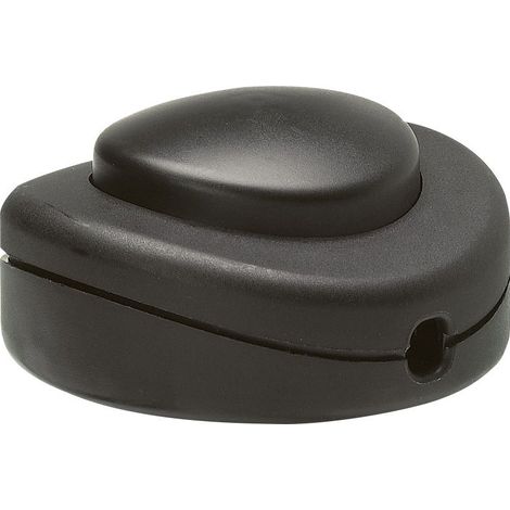 Legrand – Interrupteur 2A 250V avec commande au pied pour lampadaire – Couleur noire – Pour câbles 2x0,75mm² – Ergonomique et durable (1/4)