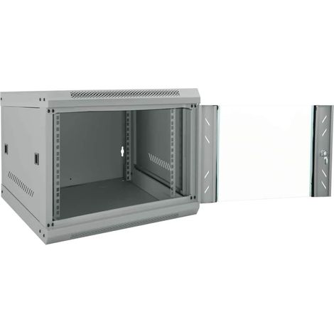 Armoire réseau avec stockage Gris 53 x 60 x 45 cm Acier (1/5)