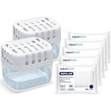 Absorbeur d’Humidité 2x Déshumidificateur 4x Recharges (1/5)