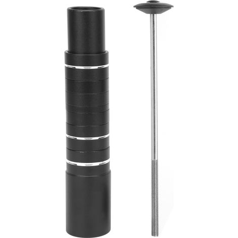 LUNJE Potence de vélo surélevée de 180 mm en alliage d'aluminium, rallonge pour tubes de fourche avant, accessoires (1/5)