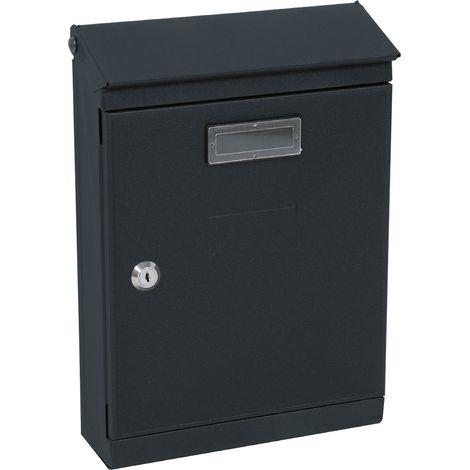 CASSETTA POSTALE 'GARDENIA' cm 23 x 85 x h 32 - grigio antracite  - KASART