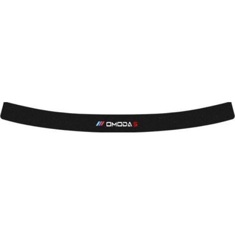 (1 pièce pour hayon) Pour Chery Omoda C5 FX 2022-2023 : protection de seuil de porte en cuir,autocollant,plaque de protection,bande de seuil en fibre de carbone Accessoires (1/3)