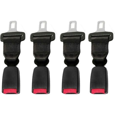 Car Seat Belt Extender, Seat Belt Adjuster, Seat Belt Extender Suitable for Pregnant/Obese Women/Children (4pcs) (1/4)