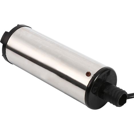 Pompe de transfert de liquide portable 12 V en acier inoxydable pour huile, diesel et carburant, submersible (1/5)
