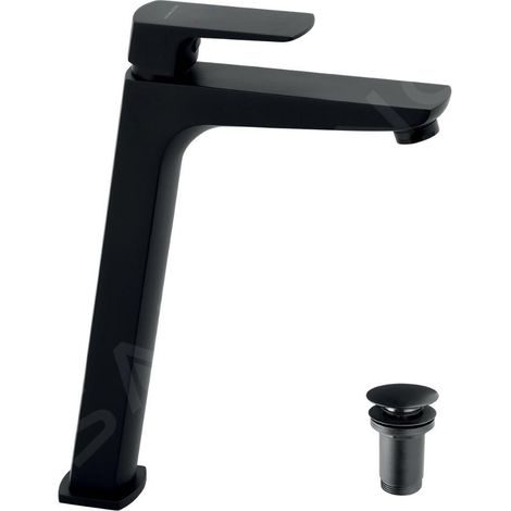 Novaservis Nobless Ego - Mitigeur de lavabo avec vidage, noir mat 43503,5 (1/3)