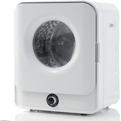 Sèche-air d'extraction capacité 3 kg jusqu'à 4,5 kg en acier inoxydable, 830 W, 5 programmes et protection contre la surchauffe