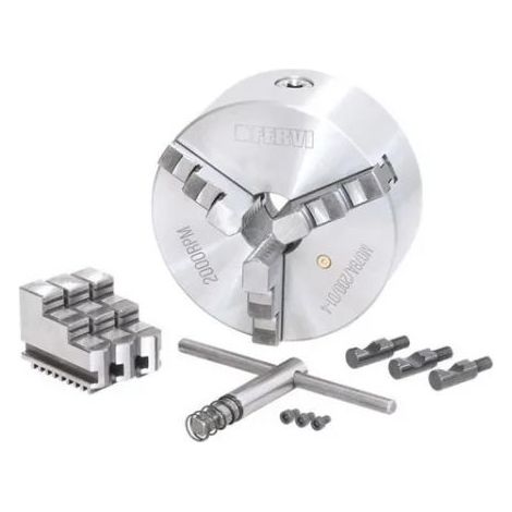 M078A/200/D1-4 Mandrin de précision Camlock avec 3+3 mors (1/4)