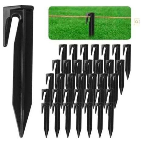 Pair Packung mit 100 Befestigungsheringen für den Begrenzungsdraht von Mährobotern – Befestigungsheringe, Zeltnägel, Gartenanker