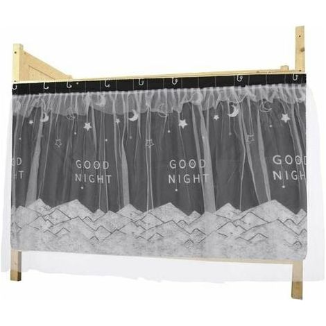 Bunk Bed Curtains Single Blackout Fabric Gauze Bed Tent Curtain 1.15m2m (1/3)