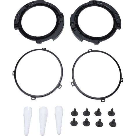 Kit de remplacement de support de phare pour Wrangler JK 2007-2017 : support de phare rond de 7 pouces et anneau de retenue (1/5)