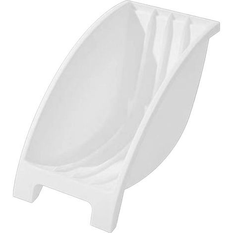 Escurridor de platos de plástico estilo japonés, soporte vertical para platos, antideslizante, ahorra espacio.