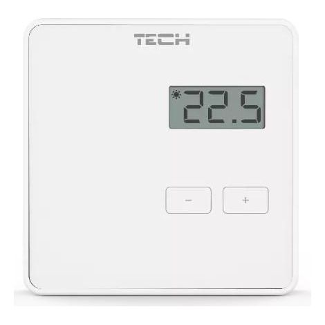 Termostato Tech R-8B Plus blanco con pantalla LCD