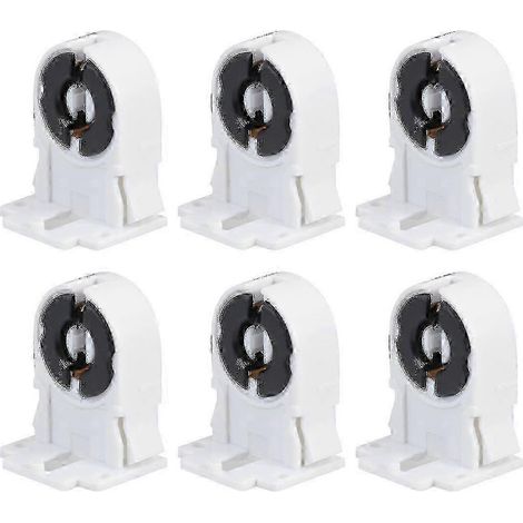 20 douilles de lampe fluorescente résistantes à la chaleur (type T8 G13) compatibles avec les luminaires de maison et de bureau. (1/5)