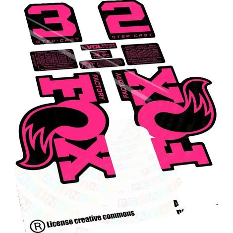 Pegatinas de vinilo adhesivo, diseño duradero, color rosa neón. (1/2)